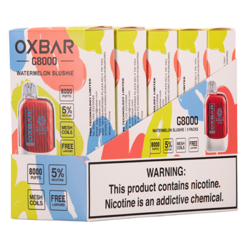 Product Review Oxbar G8000 Disposable Vape Sunset Watermelon