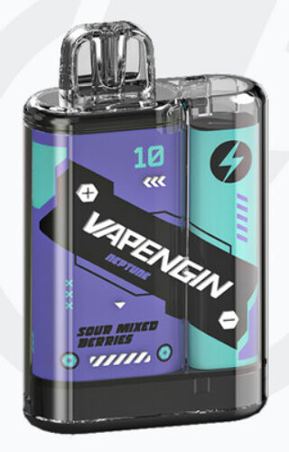 Product Review Vapengin Neptune 8000 Disposable Vape 50mg Sour Mixed Berries