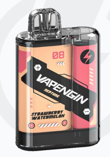 Product Review Vapengin Neptune 8000 Disposable Vape 50mg Strawberry Watermelon