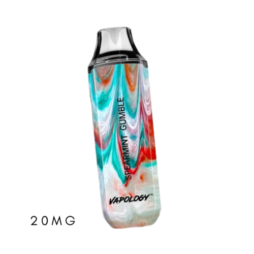 Product Review Vapology 8000 Disposable Vape 50mg 50mg Spearmint Gumble