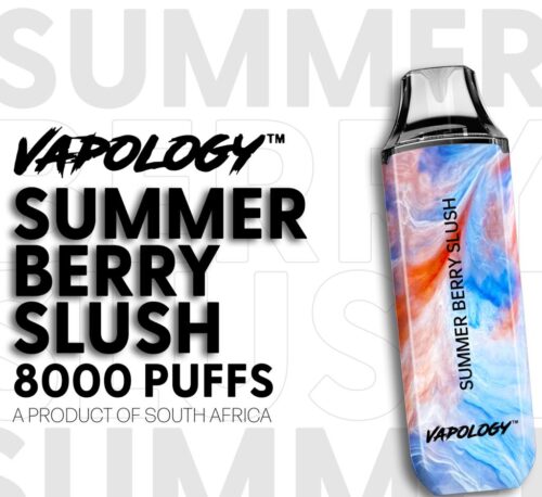 Product Review Vapology 8000 Disposable Vape 50mg 50mg Summer Berry Slush