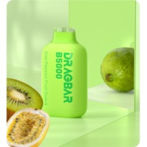 Product Review Zovoo Dragbar B5000 Disposable Vape 50mg Kiwi Passion Fruit Guava