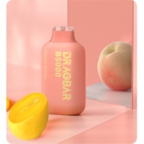 Product Review Zovoo Dragbar B5000 Disposable Vape 50mg Peach Mango