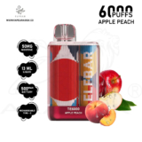 Product Review Elf Bar TE6000 Disposable Vape 50mg Apple Peach