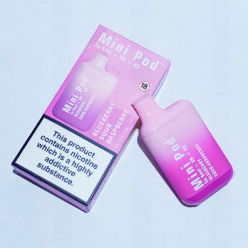 Mini Pod 1000 Puff Blueberry Sour Raspberry Disposable Vape