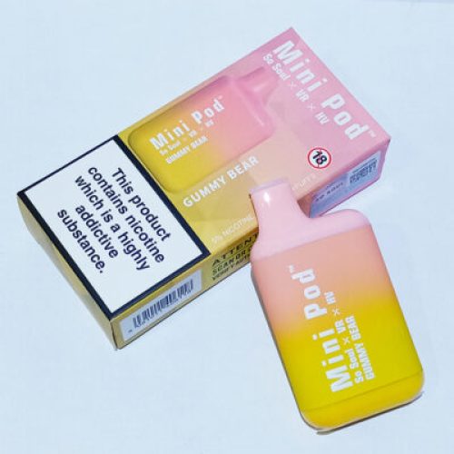 Mini Pod 1000 Puff Gummy Bear 5% Disposable Vape