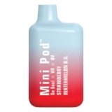 Product Review Mini Pod 1000 Disposable Vape 50mg Strawberry Watermelon Bubblegum