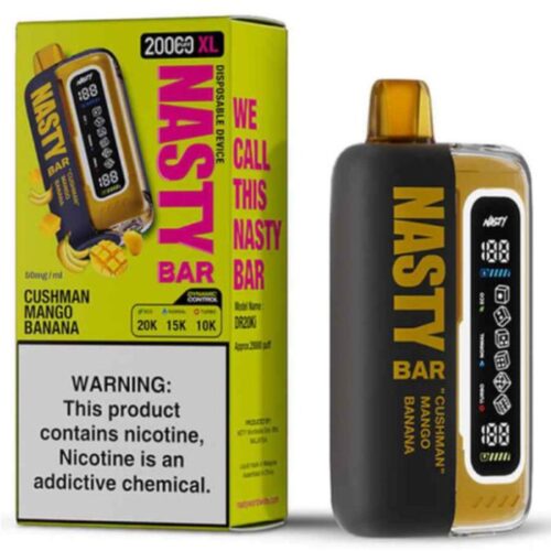 Nasty XL 20000 50mg Mango Banana Cushman Disposable Vape