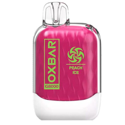 Oxbar 8000 Disposable – Peach Ice