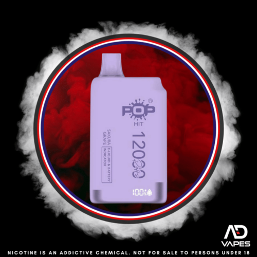 Pop Hits 12000 50mg Sakura Grape