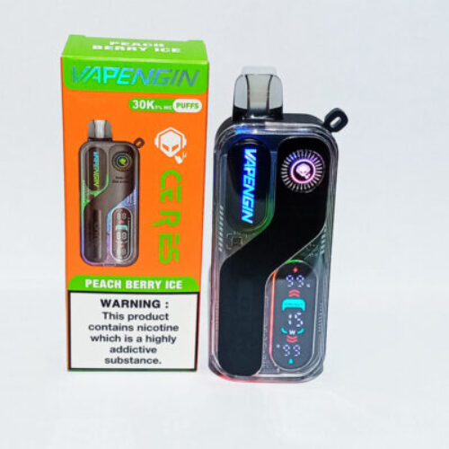 Vapengin Ceres 30000 50mg Peach Berry Ice Disposable Vape