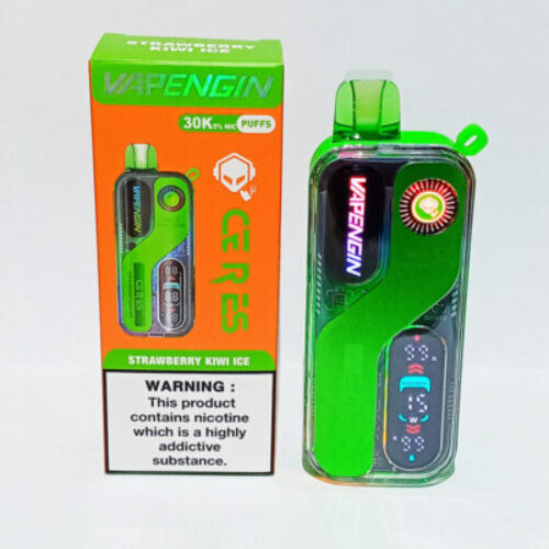 Vapengin Ceres 30000 50mg Strawberry Kiwi Ice Disposable Vape