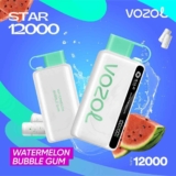 Product Review Vozol Star Disposable Vape 12000 50mg Watermelon Bubblegum